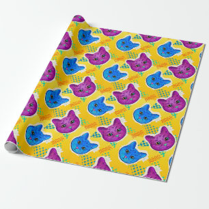Papier Cadeau Papier d'enveloppement de chats adorables