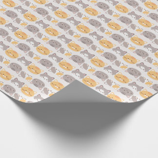 Papier Cadeau Papier d'enveloppement de chats mignon