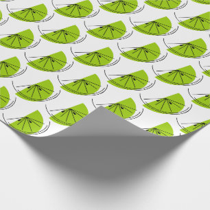 Papier Cadeau Papier d'enveloppement de chaux d'agrumes