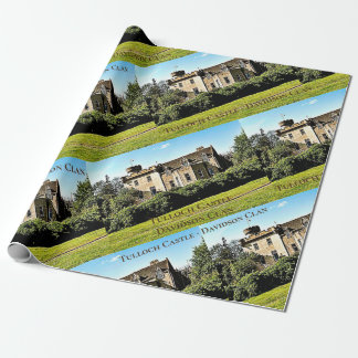 Papier Cadeau Papier d'enveloppement de clan Davidson du château