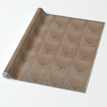 Papier d'enveloppement de coeur de bois de cerisie