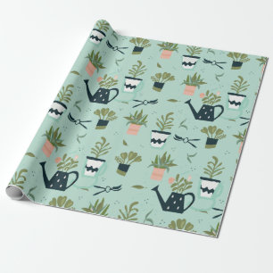 Papier Cadeau Papier d'enveloppement de conception de jardin