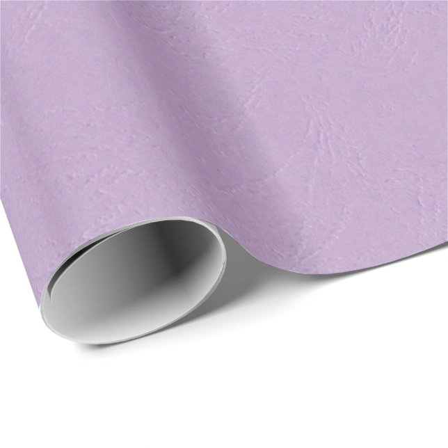 Papier Cadeau Papier d'enveloppement de couleur violet clair tex (Coin rond)
