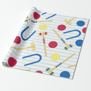 Papier Cadeau Papier d'enveloppement de croquet mou