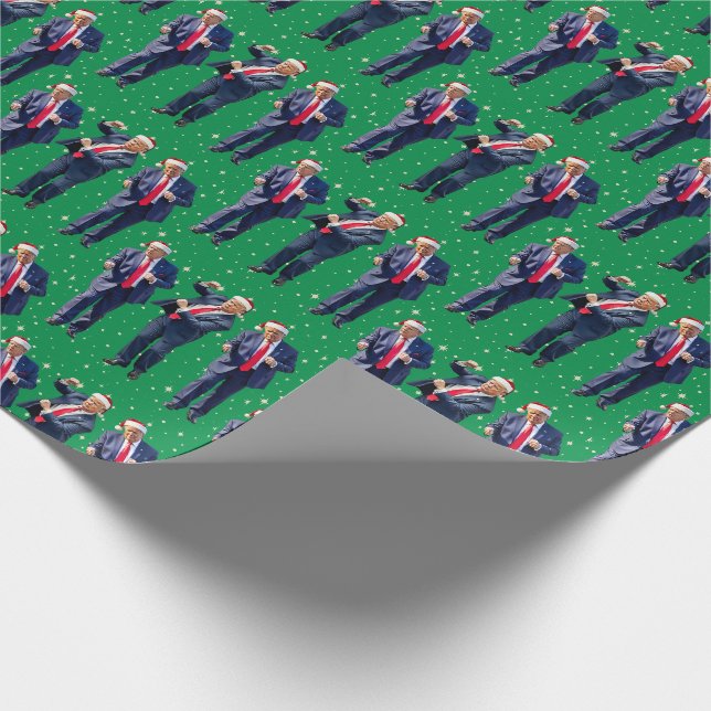Papier Cadeau Papier d'enveloppement de danse de Trump | Envelop (Coin)