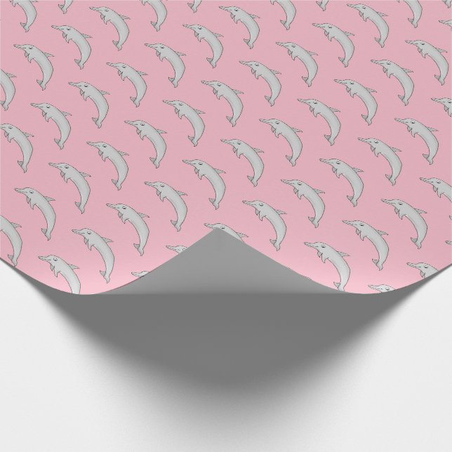 Papier Cadeau Papier d'enveloppement de dauphin (Coin)