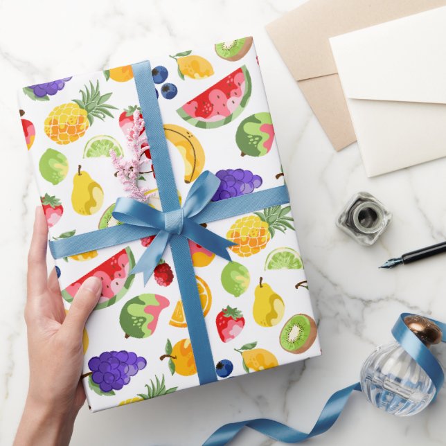 Papier Cadeau Papier d'enveloppement de fruits Twotti Frutti (Cadeaux)