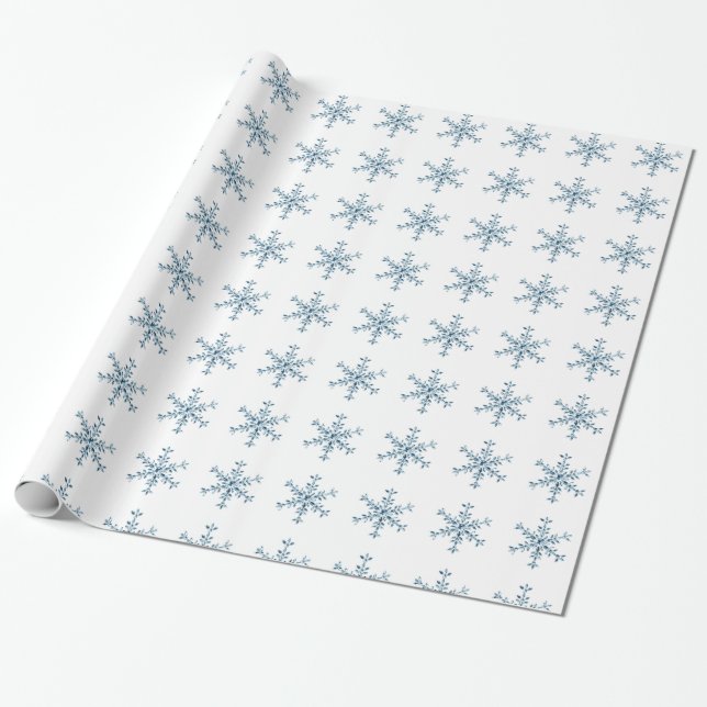 Papier Cadeau Papier d'enveloppement de glamour de vacances - bl (Déroulé)