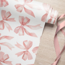 Papier d'enveloppement de la cave rose aquarelle