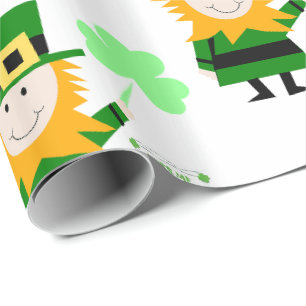 Papier Cadeau Papier d'enveloppement de la Saint-Patrick