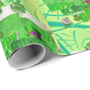 Papier Cadeau Papier d'enveloppement de la Saint-Patrick