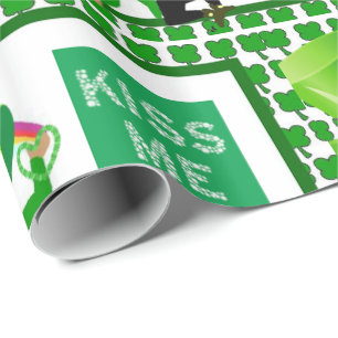 Papier Cadeau Papier d'enveloppement de la Saint-Patrick