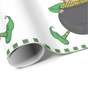 Papier Cadeau Papier d'enveloppement de la Saint-Patrick