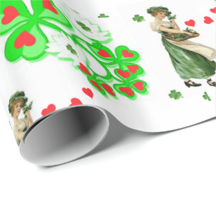 Papier Cadeau Papier d'enveloppement de la Saint-Patrick