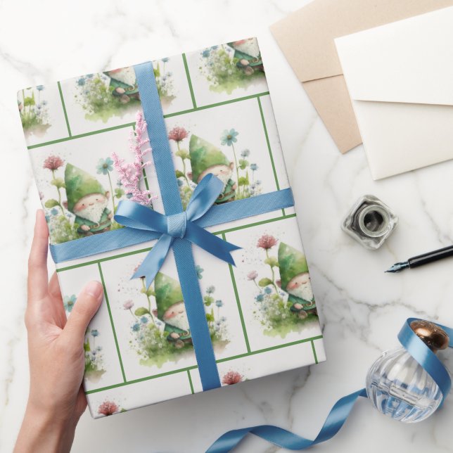 Papier Cadeau Papier d'enveloppement de Leprechaun irlandais (Cadeaux)