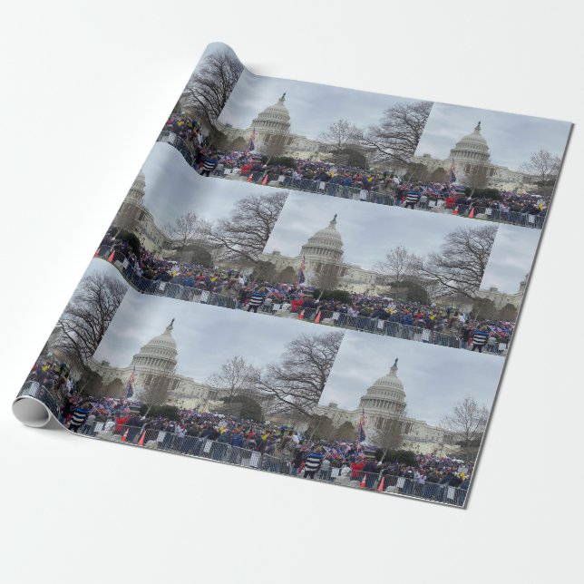Papier Cadeau Papier d'enveloppement de liberté  (Déroulé)