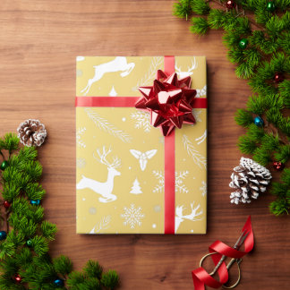 Papier Cadeau  Papier d'enveloppement de Noël