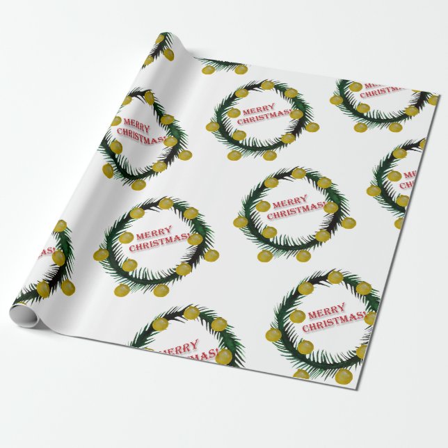 Papier Cadeau Papier d'enveloppement de Noël (Déroulé)