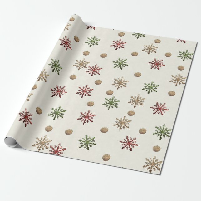 Papier Cadeau Papier d'enveloppement de Noël (Déroulé)