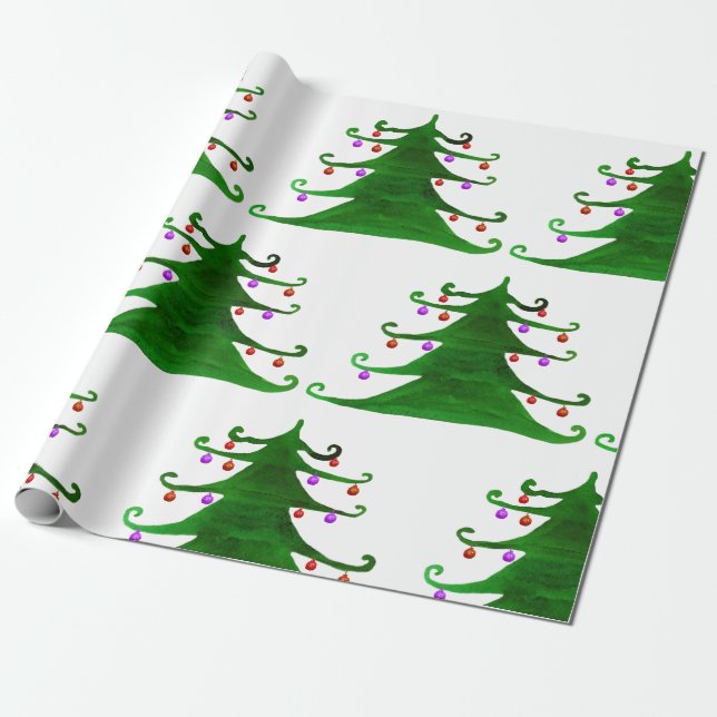 Papier Cadeau Papier d'enveloppement de Noël (Déroulé)