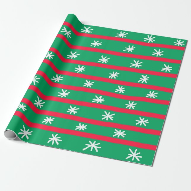 Papier Cadeau Papier d'enveloppement de Noël (Déroulé)