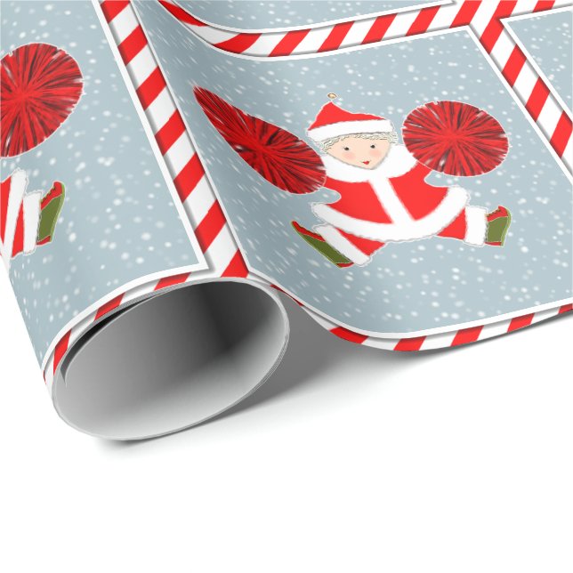 Papier Cadeau Papier d'enveloppement de Noël (Coin rond)