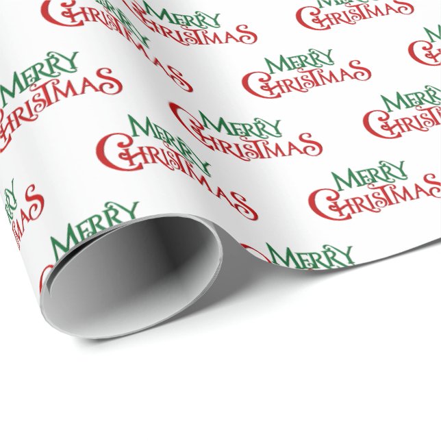 Papier Cadeau Papier d'enveloppement de Noël (Coin rond)