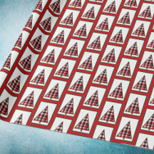 Papier d'enveloppement de Noël à l'arbre de Noël