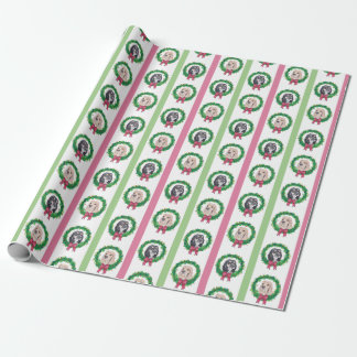 Papier Cadeau Papier d'enveloppement de Noël Cocker Spaniel