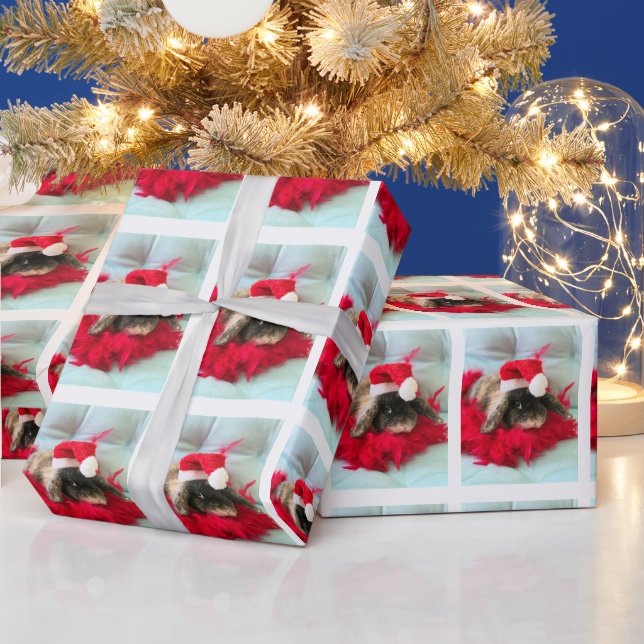 Papier Cadeau Papier d'enveloppement de Noël de Holland Lop (Vacances)