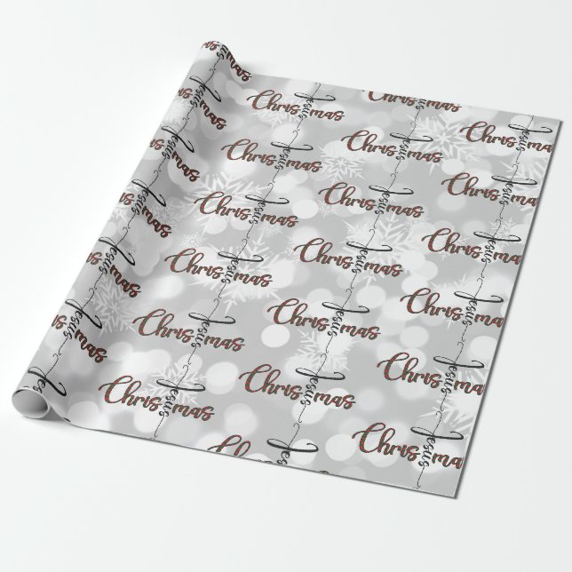 Papier Cadeau Papier d'enveloppement de Noël de Jésus (Déroulé)