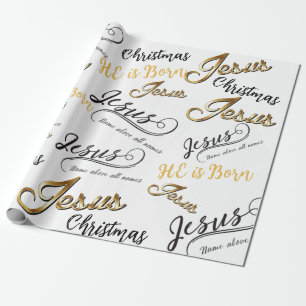 Papier Cadeau Papier d'enveloppement de Noël de Jésus