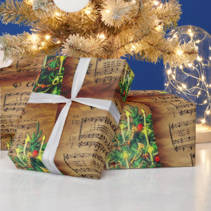 Papier Cadeau Papier d'enveloppement de Noël de l'Arbre à Chanso