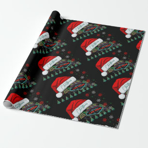 Papier Cadeau Papier d'enveloppement de Noël du géant Santa Hat