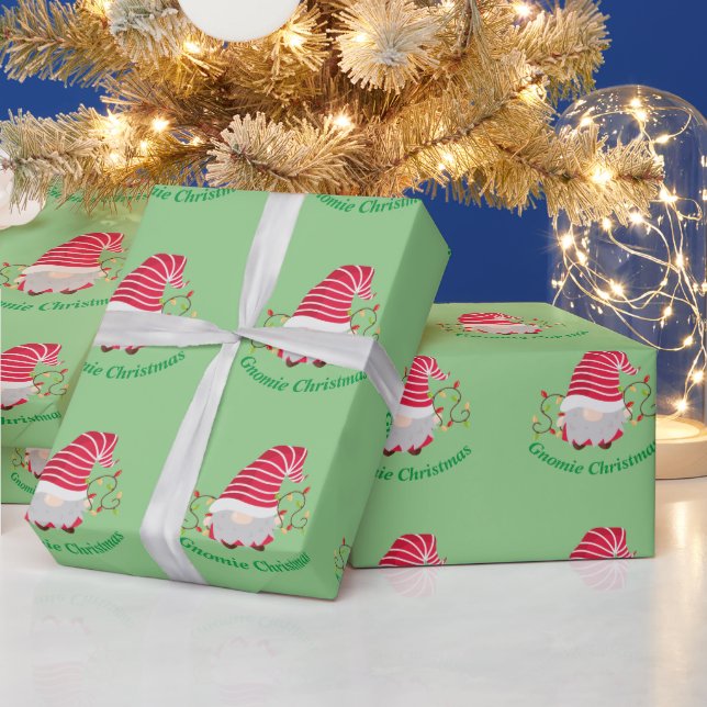 Papier Cadeau Papier d'enveloppement de Noël Gnomie (Vacances)