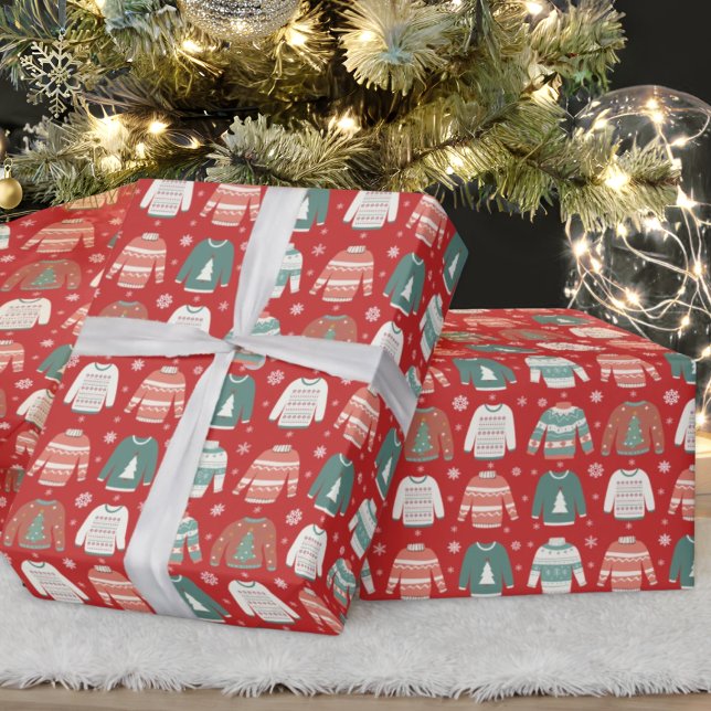 Papier Cadeau Papier d'enveloppement de Noël moche (Créateur téléchargé)