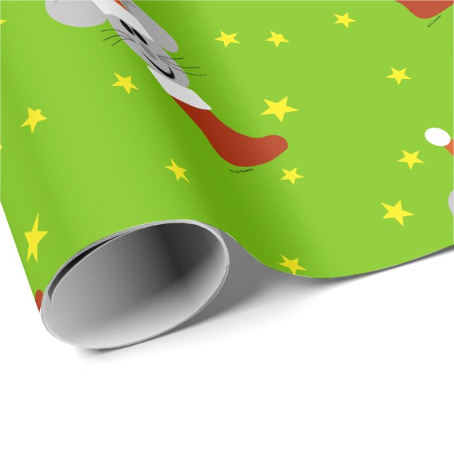 Papier Cadeau Papier d'enveloppement de Noël père Noël Mouse Kid (Coin rond)