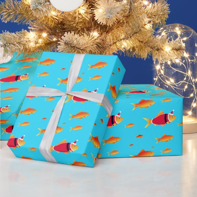 Papier Cadeau Papier d'enveloppement de Noël Père Noël pour pois (Vacances)