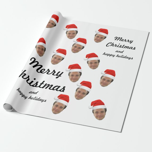 Papier Cadeau Papier d'enveloppement de Noël personnalisé (Déroulé)