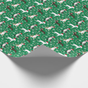 Papier Cadeau Papier d'enveloppement de Noël pour chien de taure