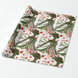 Papier Cadeau Papier d'enveloppement de Noël pour femme
