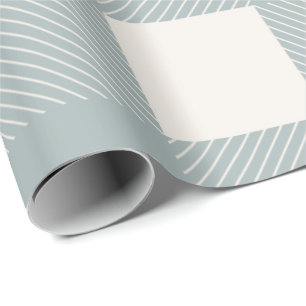 Papier Cadeau Papier d'enveloppement de pays blanc bleu