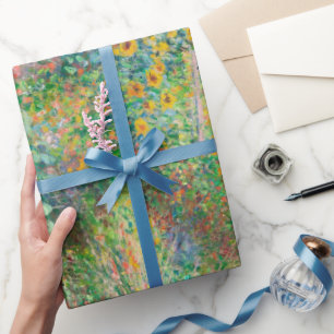 Papier Cadeau Papier d'enveloppement de peinture Claude Monet cé