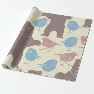 Papier Cadeau Papier d'enveloppement de printemps de Whimsy Wood