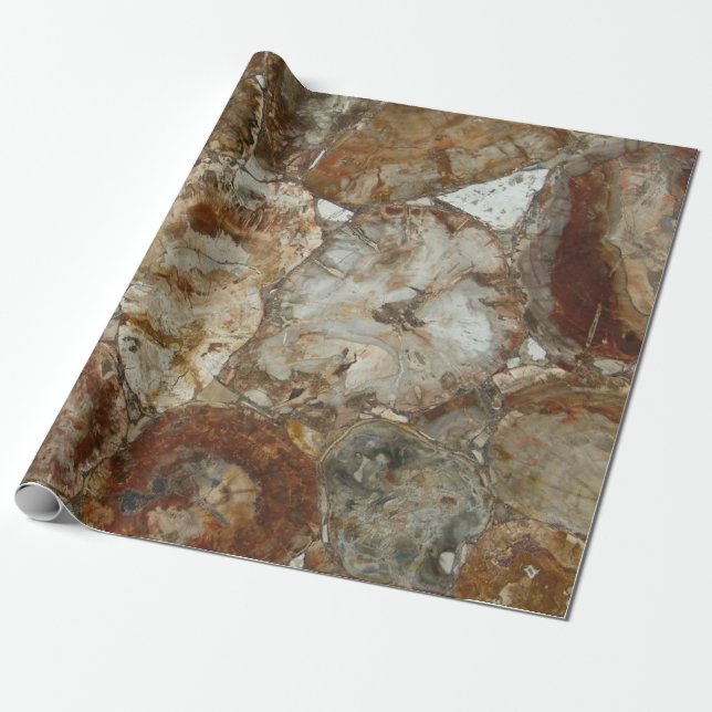 Papier Cadeau Papier d'enveloppement de quartzite Brown (Déroulé)