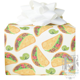 Papier Cadeau Papier d'enveloppement de Tacos