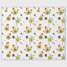 Papier d'enveloppement de vacances Avocado