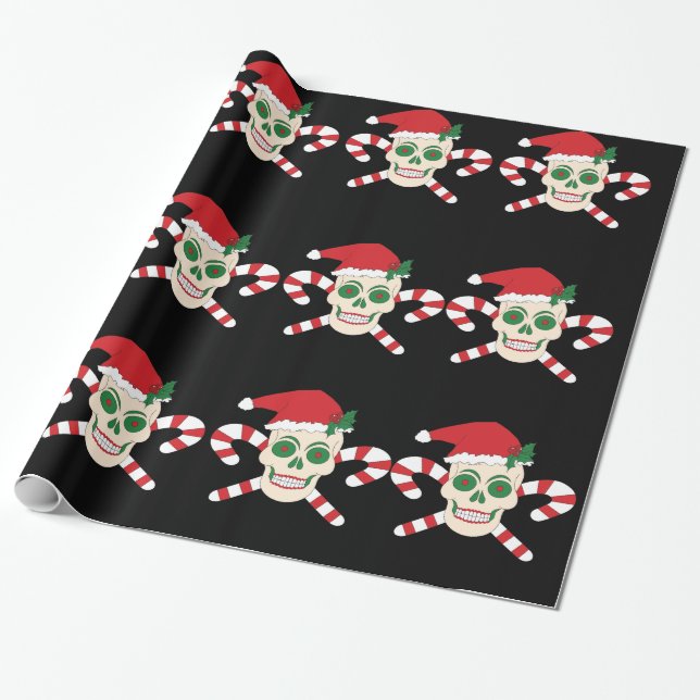 Papier Cadeau Papier d'enveloppement déplaisant de Noël (Déroulé)