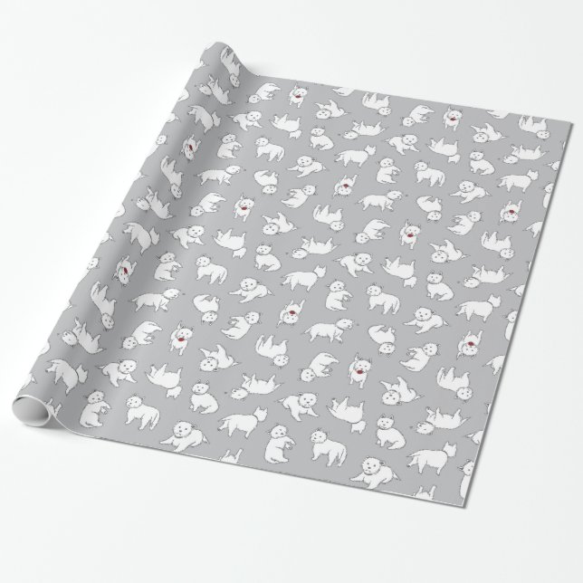 Papier Cadeau Papier d'enveloppement des articles de toilette (Déroulé)