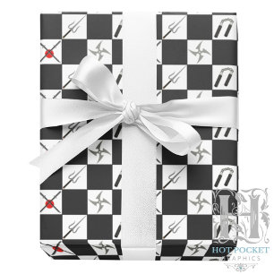 Papier Cadeau Papier d'enveloppement des arts martiaux